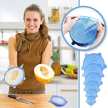 Tampas Reutilizáveis De Silicone