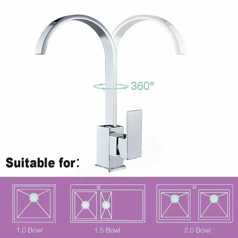 Torneira Gourmet Para Cozinha Clean Flat