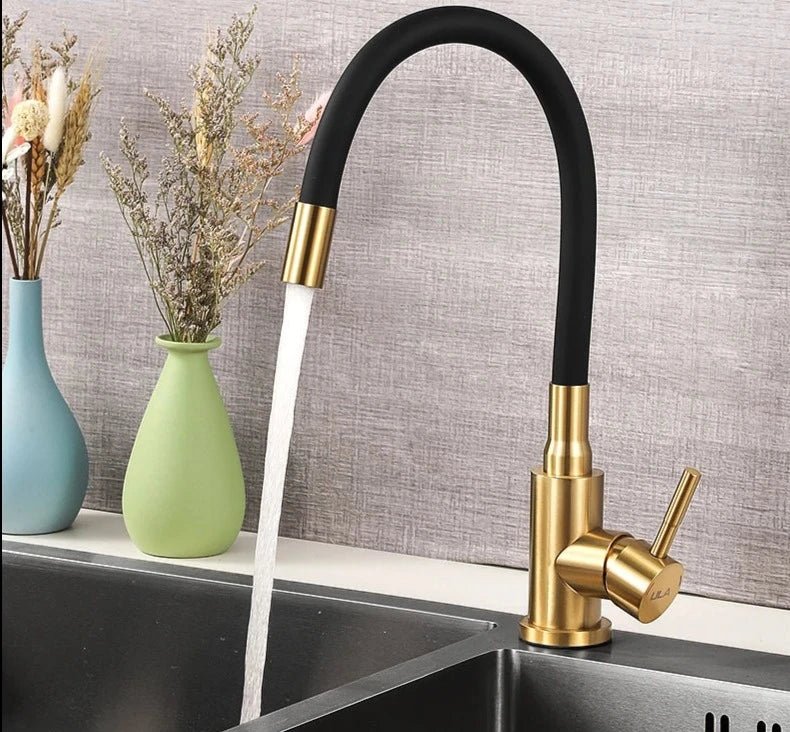 Torneira Gourmet Para Cozinha Elegance BlackGold