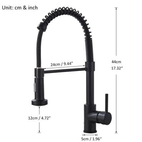 Torneira Gourmet Para Cozinha Spiral Golden