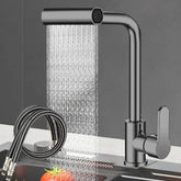 Torneira Gourmet para Cozinha Waterfall 360º 4 Modos Grey