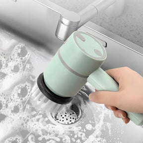TurboScrub Max - Escova de Limpeza Elétrica Multifuncional Doméstica Recarregável