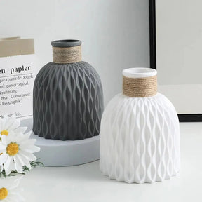 Vaso Plástico Cordas: Arranjo Floral DIY