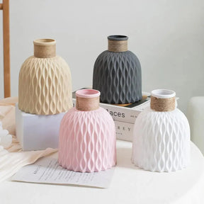 Vaso Plástico Cordas: Arranjo Floral DIY